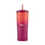 bubba Envy S Stainless Steel Tumbler with Straw and Rubberized Bumper