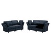 LOVMOR Living Room Furniture Sets, 2-Piece Upholstered Sofa Set, Modern Loveseat Sofa Setwith Storage Space Under Seats, Adjustable Arms and Back - 2 of 4