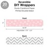Big Dot of Happiness Pink Winter Wonderland - Holiday Snowflake Birthday Party and Baby Shower Cupcake Kit Fabulous Favor Party Pack 100 Pc - 3 of 4