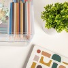 Martha Stewart 2pc Plastic Stackable Office Desktop Organizer with 2 Large Pullout Drawers Clear - 3 of 4