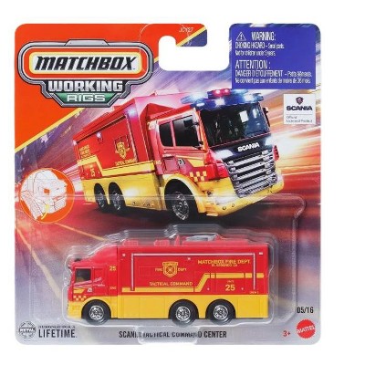 MATCHBOX SCANIA TACTICAL COMMAND CENTER WORKING RIGS 2025