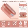 Bento Lunch Box Set - 3 Stackable Containers for Adults and Kids，lunch box for women- Includes Lunch Bag, Leak-Proof and Built-in Utensil Set - 3 of 4