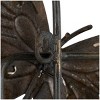 23"x42" Metal Butterfly Wall Decor with Black Open Rectangles Gold - Olivia & May: Iron Artwork, Indoor Vertical Sculpture - 4 of 4