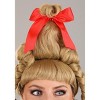 HalloweenCostumes.com One Size Fits Most Girl Adult Christmas Girl Deluxe Wig, Red/Yellow - 3 of 4