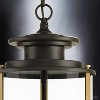 Urban Ambiance Luxury Rustic Outdoor Pendant Light,  20.25"H x 9.875"W,  Olde Bronze Finish, UHP1124 - 4 of 4