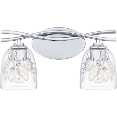Quoizel Lighting Ansley 2 - Light Vanity in  Polished Chrome