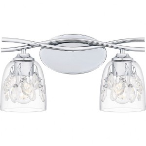 Quoizel Lighting Ansley 2 - Light Vanity in  Polished Chrome - 1 of 1