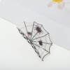 Unique Bargains Halloween Spiderweb Design Claw Clip Black White 1 Pc - 3 of 4