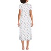 Lands' End Women's Cotton Short Sleeve Midcalf Nightgown - 2 of 3