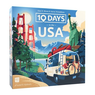 The Op Games 10 Days in the USA Board Game