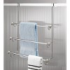iDESIGN York Metal Split Finish Towel Holder: Over Door Bathroom Rack, Dual Bars, No Warranty - 2 of 4