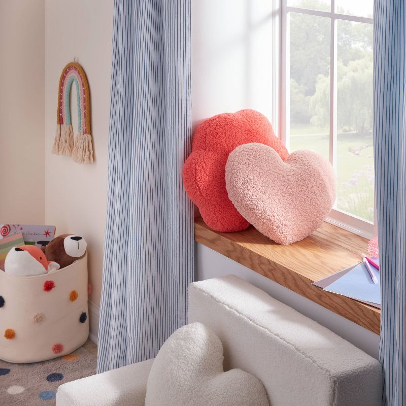 Heart Boucle Kids' Decorative Pillow - Pillowfort™, 3 of 12