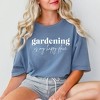 Simply Sage Market Women's Gardening Is My Happy Place Short Sleeve Garment Dyed Tee - 2 of 4