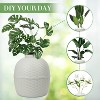 Heynemo Plant Litter Box, Hidden Litter Box with Rattan Pattern for Cat, Faux Plant and Real Stones, Carbon Filter - 4 of 4