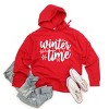 Simply Sage Market Winter Time Snowflakes Hoodie - 3 of 4