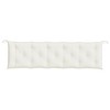 vidaXL Garden Bench Cushion - Melange Cream Non-Slip Outdoor/Indoor Seat Pad, 100% Polyester, 70.9" x 19.7" x 2.8" - 4 of 4