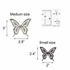 Evideco French Home Goods Decorative Metal Butterfly Magnets for Curtain - 3 of 4