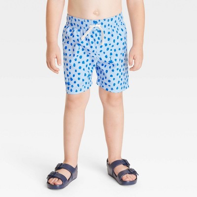 Toddler Boys' Tree Swim Shorts - Cat & Jack™ Blue 5T