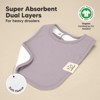 KeaBabies 8-Pack Organic Baby Bibs for Boy, Girl, Drool Bibs, Baby Bib for Girls, Boys,  Newborn Teething Bibs - 4 of 4