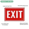 Unique Bargains Aluminum Reflective Rust Free Waterproof Exit Sign 1 Pc - 2 of 4