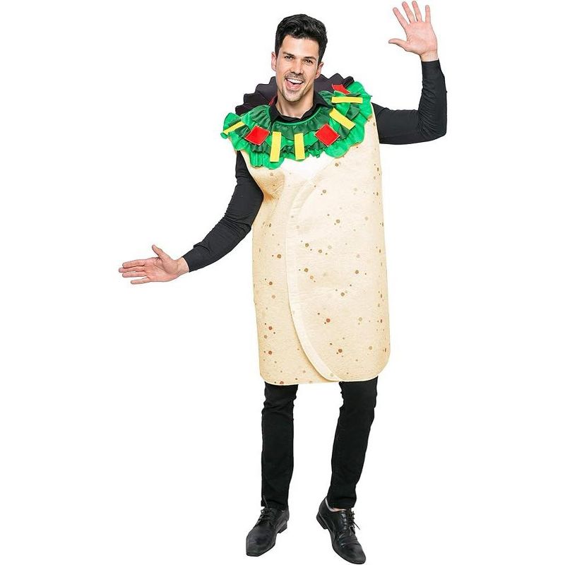 Syncfun Men Burrito Costume Adult Deluxe Set for Halloween Dress Up Party - Standard, 2 of 6