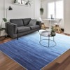Gradient Color Contemporary Area Rug - Machine Washable Modern Ombre Carpet, Non-Slip Non-Shedding Throw Rug for Living Room Bedroom Laundry - 2 of 4