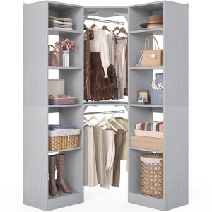 Besiost Corner Closet System with 12 Shelves - 1 of 4