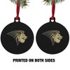 Lindenwood University Primary Logo Aluminum Holiday Christmas Tree Ornament - 2 of 4