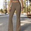 Anna-Kaci Active Women's Flared High Waist Yoga Pants for Activewear and Everyday Comfort - 3 of 4