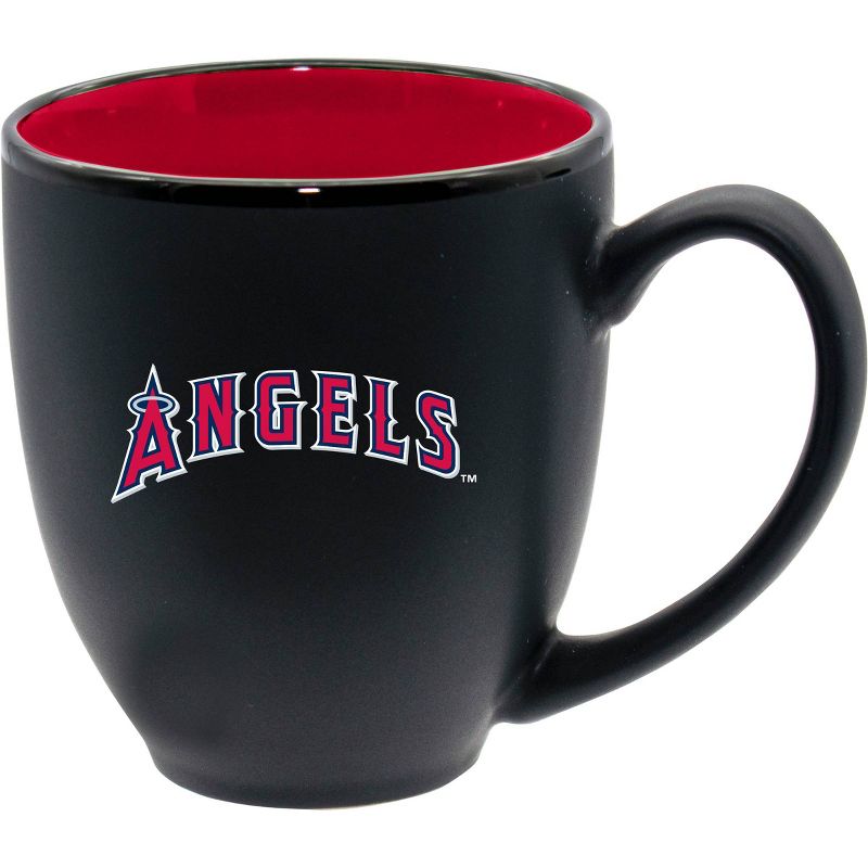 MLB Los Angeles Angels 15oz Inner Color Black Coffee Mug, 2 of 4
