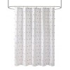 SEVOBAL Shower Curtain Casual Design with All Over Pom Pom Detail Easy to Coordinate with Bathroom Decor, Blush, 72"*72"*0.13" - 2 of 4