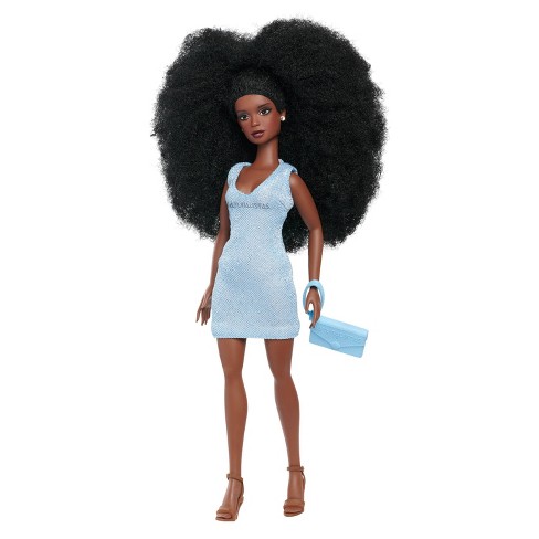 WORK  Black barbie, Natural hair doll, Black doll