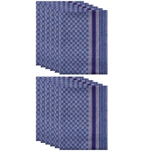 Unique Bargains 100% Cotton Soft Waffle Weave Absorbent Kitchen Dishcloths 15x25 Inches - 1 of 4