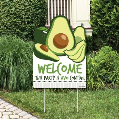 Big Dot of Happiness Hello Avocado - Party Decorations - Fiesta Party Welcome Yard Sign