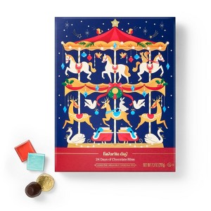 24 Days of Christmas Chocolate Bliss Advent Calendar - 7.2oz - Favorite Day™ - 1 of 4