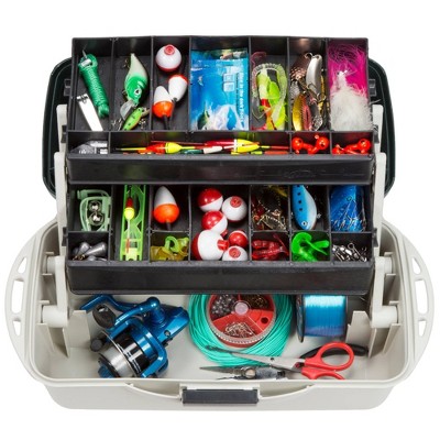 complete fishing tackle box