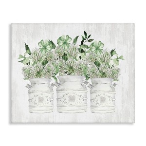Stupell Industries Rustic Shamrock Bouquets, 40" x 30" - 1 of 4