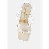 Zelene Fantasy Wedge Heel Clear Sandals - 4 of 4