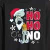 Men's - SpongeBob SquarePants - Ho Ho No Long Sleeve Graphic T-Shirt - 2 of 4