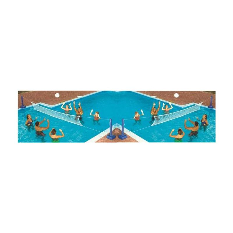 Swimline 9186 Cross Inground Swimming Pool Volleyball Net Water Game (2 Pack), 1 of 4