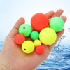 Unique Bargains Plastics Responsive Rig Stoppers Round Slip Fishing Floats Red 10 Pcs - 3 of 4