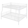 PAGED Twin over Twin Bunk Bed Modern Convertible Metal Bed Frame with Guardrail and Ladder for Bedroom - 3 of 4