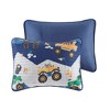 Gracie Mills Cynara Rev Up Dreams Monster Truck Reversible Kids Quilt Set - 4 of 4