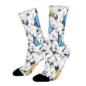 Beautiful Butterflies Women Printed Crew Socks Funny Funky Socks Soft Polyester Novelty Gifts for Artists Men - 1 of 1