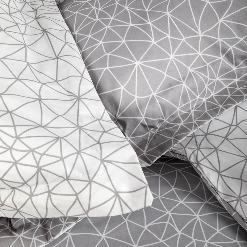 Southshore Fine Living Geometric Maze Oversized Reversible Comforter Set, 5 of 8