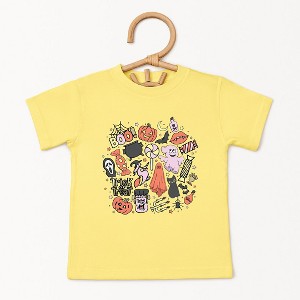 The Juniper Shop Halloween Doodle Collage Toddler Short Sleeve Tee - 1 of 3
