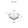 CWI Lighting Empire 5 Light Flush Mount With Chrome Finish - 3 of 3