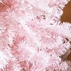 TopComfy Christmas Tree Stands 5ft Pencil Artificial Christmas Tree Compact Size Cute Pink Tabletop Use Decorate for Room, Pink, 34.67"*7.68"*8.67" - 4 of 4