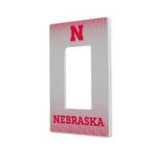 NCAA Big Ten Universities Linen Hidden-Screw Light Switch Plate for Single Rocker - 1 of 4