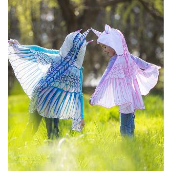 HearthSong Fabric Unicorn Wings for Kids' Dress Up Imaginative Play